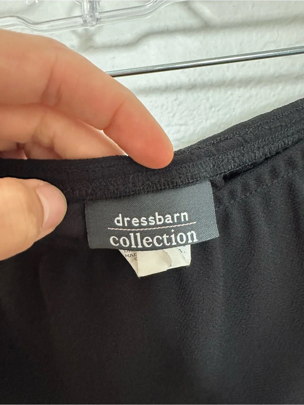 Vintage Dressbarn Y2K Black Ruffle-Hem Maxi Skirt Rosette Chiffon Size L - Picture 10 of 12